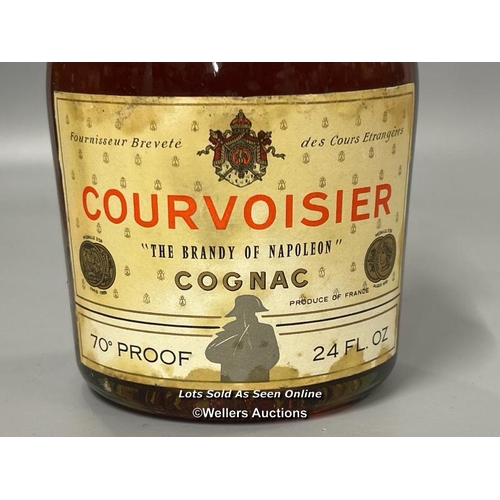 147 - Courvoisier Luxe Cognac 680ml, 40% Vol and a vintage bottle of Courvoisier Luxe Cognac 24 FL OZ, 70 ... 