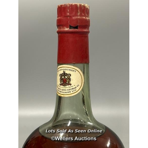 147 - Courvoisier Luxe Cognac 680ml, 40% Vol and a vintage bottle of Courvoisier Luxe Cognac 24 FL OZ, 70 ... 