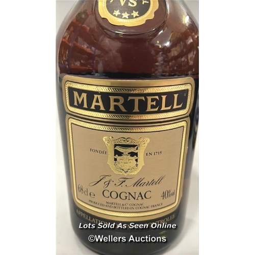 148 - Two bottles of Cognac including Martell 68cl 40% Vol and  Remy Martin 68cl 40% Vol with a vintage bo... 