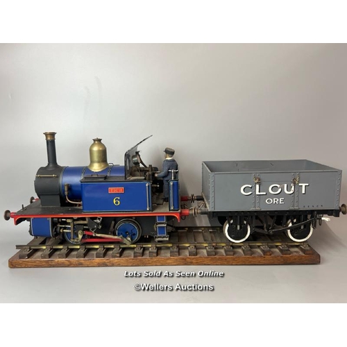 173 - Model railway interest - a scratch built 3 1/2 gauge steam powered tank engine 