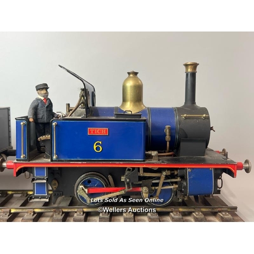 173 - Model railway interest - a scratch built 3 1/2 gauge steam powered tank engine 