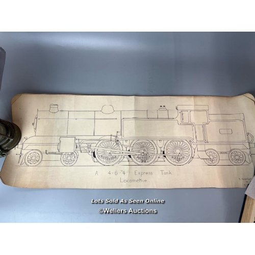 173 - Model railway interest - a scratch built 3 1/2 gauge steam powered tank engine 