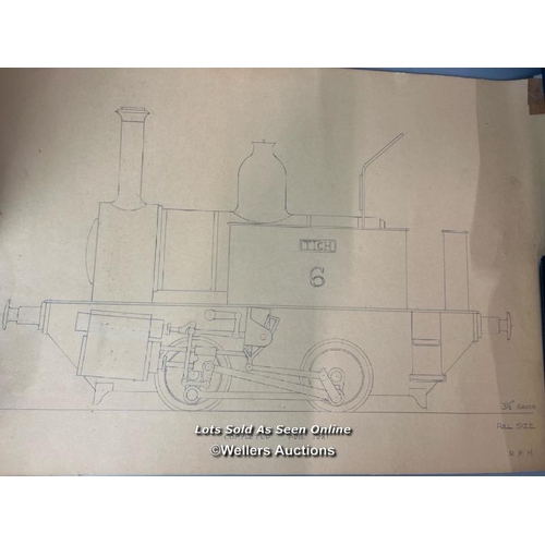 173 - Model railway interest - a scratch built 3 1/2 gauge steam powered tank engine 