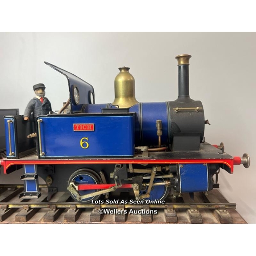 173 - Model railway interest - a scratch built 3 1/2 gauge steam powered tank engine 