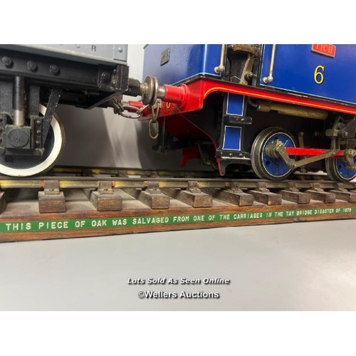 173 - Model railway interest - a scratch built 3 1/2 gauge steam powered tank engine 