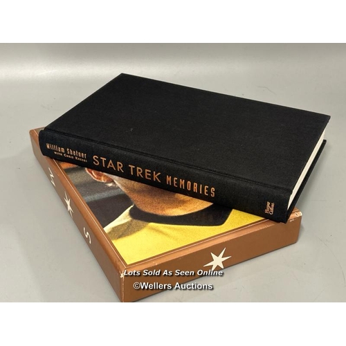 157 - Star Trek - William Shatner signed hardback book 'Star Trek Memories' limited edition slipcase editi... 