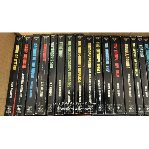 160 - Star Trek - paperback editions of the Titan books Star Trek series 1987 - 1993 (42), Four books from... 