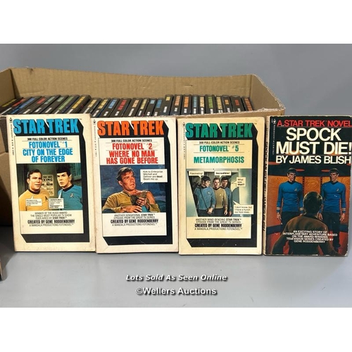 160 - Star Trek - paperback editions of the Titan books Star Trek series 1987 - 1993 (42), Four books from... 