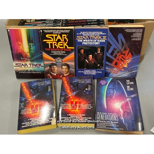 160 - Star Trek - paperback editions of the Titan books Star Trek series 1987 - 1993 (42), Four books from... 