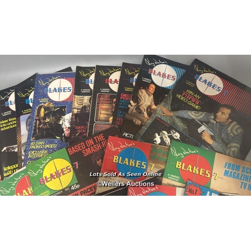 169 - Blakes 7 - a collection of magazines and fan cub publications.