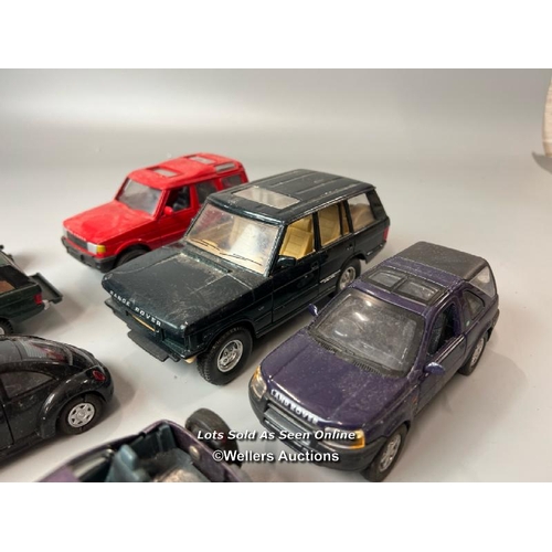 174 - Assorted model cars including Range rover and Porsche / AN31