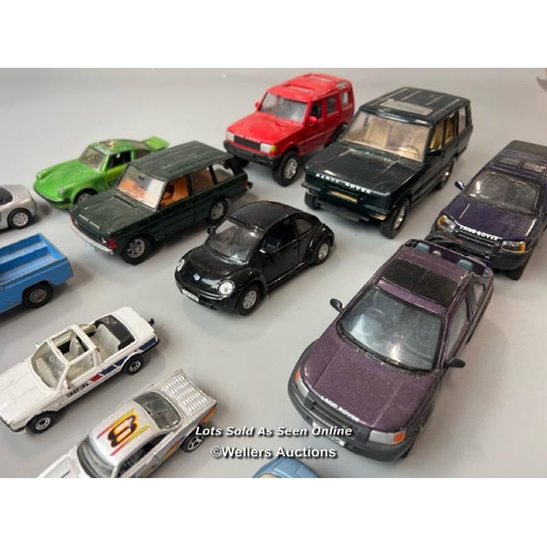 174 - Assorted model cars including Range rover and Porsche / AN31