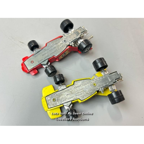 177 - Diecast racing car group including Dinky Speed of the Wind no.23E, Matchbox Speed Kings no.K-34 & K-... 