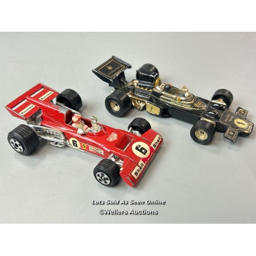 177 - Diecast racing car group including Dinky Speed of the Wind no.23E, Matchbox Speed Kings no.K-34 & K-... 