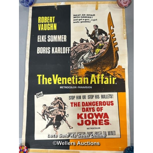 191 - The Venetian Affair (1966) starring Robert Vaughn / The Dangerous Days of Kiowa Jones (1966) double ... 