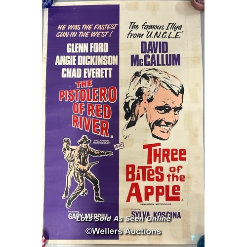 192 - The Pistolero of Red River (1967) and Three Bites of the Apple (1967) double bill British Double Cro... 