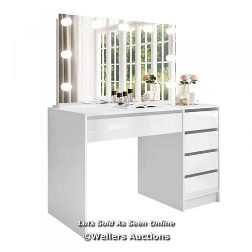 9239 - RRP: 249.99 - BRAYDEN STUDIO AMINUL DRESSING TABLE WITH MIRROR  / APPEARS TO BE NEW, OPEN BOX - UNLE... 