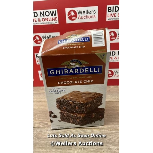 2034 - GHIRARDELLI CHOCOLATE CHIP BROWNE MIX / APPEARS NEW IN OPEN BOX  / A23