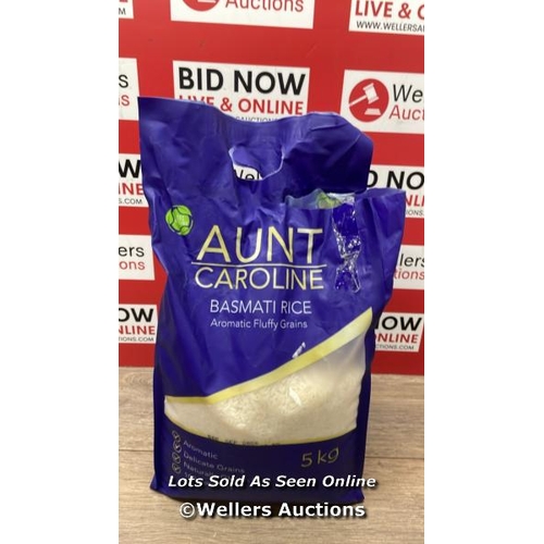 2035 - AUNT CAROLINE BASMATI RICE / IN OPEN PACAGING / NOT COMPLETE / 5KG / A23