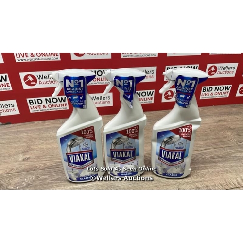 2039 - X3 VIAKAL LIMESCALE CLASSIC SPRAY / APPEARS NEW / OPEN PACKAGING / A23