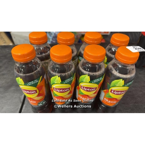 2046 - X8 LIPTON PEACH ICE TEA / APPEARS NEW / A24