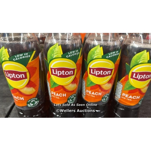 2046 - X8 LIPTON PEACH ICE TEA / APPEARS NEW / A24