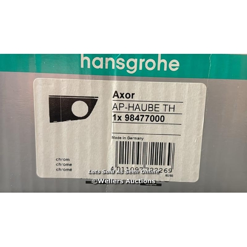 3010 - HANSGROHE AXOR AP-HAUBE TH 98477000 CHROME / BRAND NEW IN THE BOX / RRP: 280 / G1