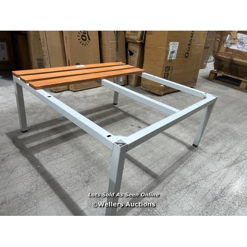 125 - BENCH BASE - CLEAN INDUSTRY - 800 MM - GREY / RRP: �194.28 / COLLECTION FROM DARTFORD / DELIVERY AVA... 