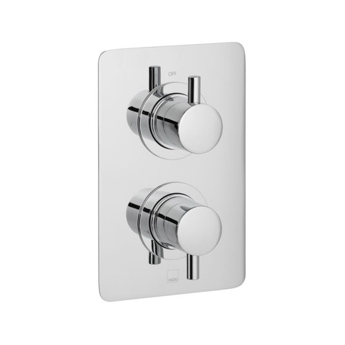 3069 - VADO CELCIUS 3 OUTLET THERMOSTATIC SHOWER VALVE, FINISHED IN A HIGH-SHINE POLISHED CHROME / CEL-148D... 