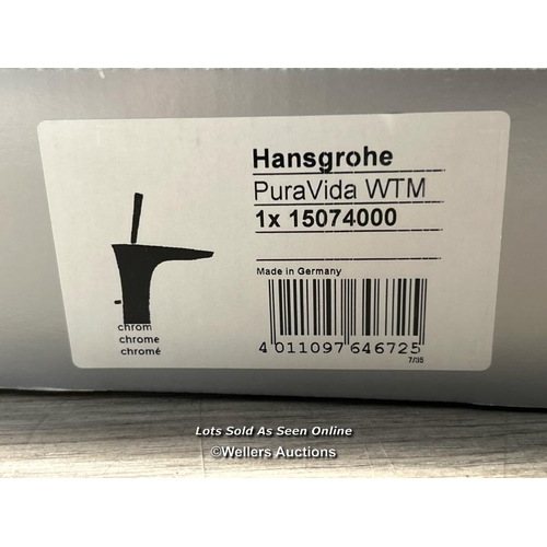 107 - HANSGROHE PUREVIDA WTM / 15074000 / BRAND NEW IN BOX / ORIGINAL RRP: 1000  / E86