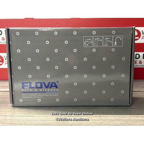 11 - FLOVA FH-FLOVA UK 2108 (1268) LVMBAS LEVO BASIN MIXER WITH CLICKER WASTE SET / BRAND NEW IN BOX / OR... 