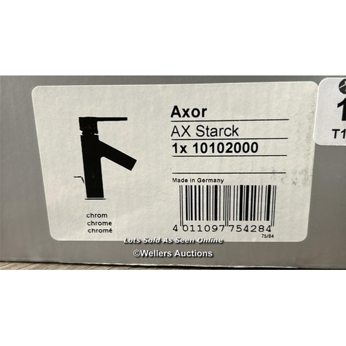 110 - HANSGROHE AXOR AX STARCK BASIN MIXER / 10102000 / BRAND NEW IN BOX / ORIGINAL RRP: 240 / E86