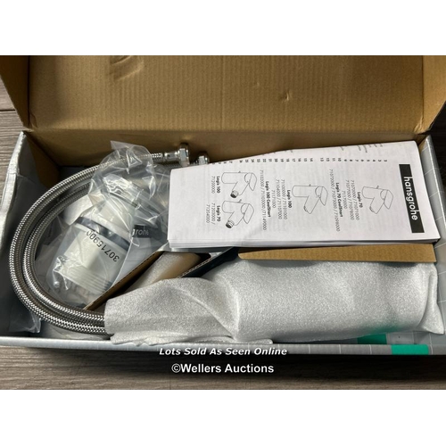 112 - HANSGROHE LOGIS 100 BASIN MIXER / 71107000 / BRAND NEW IN BOX / ORIGINAL RRP: 150 / E86