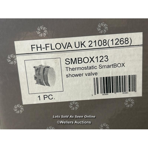 29 - FLOVA FH-FLOVA UK 2108(1268) SMBOX123 THERMOSTATIC SMARTBOX SHOWER VALVE / BRAND NEW IN BOX / ORIGIN... 