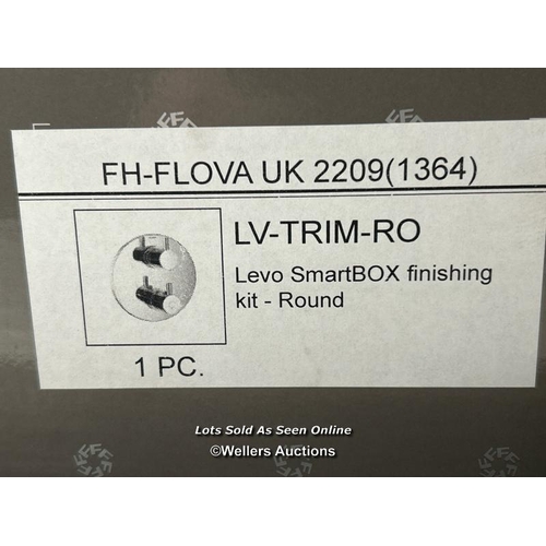 45 - FLOVA FH-FLOVA UK 2209(1364) LEVO SMARTBOX FINISHING KIT - ROUND / BRAND NEW IN BOX / ORIGINAL RRP:1... 