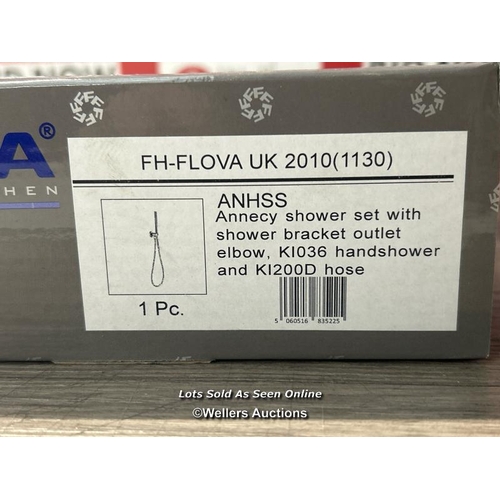 51 - FLOVA FH-FLOVA UK 2010(1130) ANHSS ANNECY SHOWER SET WITH SHOWER BRACKET OUTLET ELBOW, KI036 HANDSHO... 