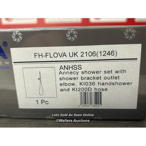 56 - FLOVA FH-FLOVA UK 2106(1246) ANHSS ANNECY SHOWER SET WITH SHOWER BRACKET OUTLET ELBOW, KI036 HANDSHO... 