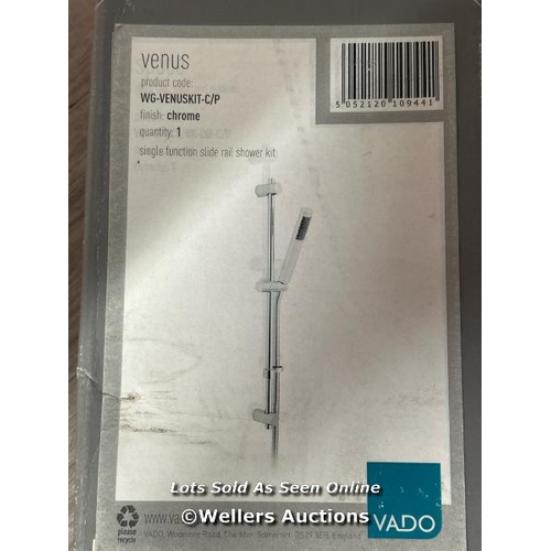 226 - VADO VENUS WG-VENUSKIT-C/P SINGLE FUNCTION SLIDE RAIL SHOWER KIT, RRP �175 / NEW / E52