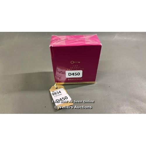 9834 - HER SECRET TEMPTATION NATURAL SPRAY IN BOX 80 ML