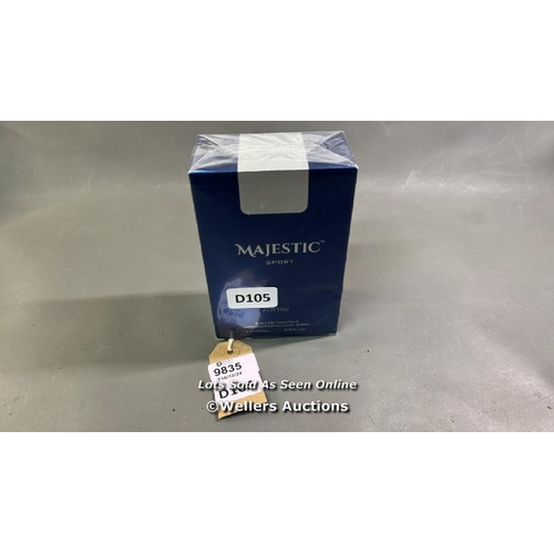 9835 - MAJESTIC SPORT PERFUME FOR HIM IN BOX 100ML