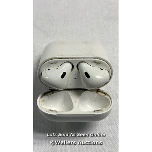 9930 - APPLE AIRPODS WITH CHARGING CASE / MODEL A1602/ SN: GMTXVDNRH8TT