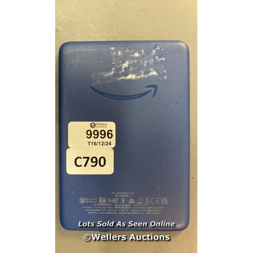 9996 - AMAZON KINDLE /MODEL C2V2L3/ BLUE