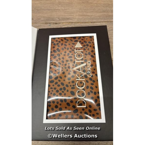 274 - DOCKATOT BRONZED CHEETAH GRAND COVER BROWN / NEW AND SEALED