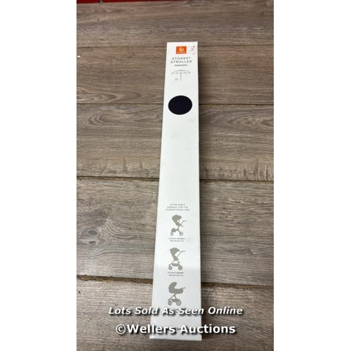 293 - STOKKE PARASOL BLACK / NEW OPEN BOX