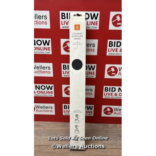 292 - STOKKE PARASOL BLACK / NEW OPEN BOX