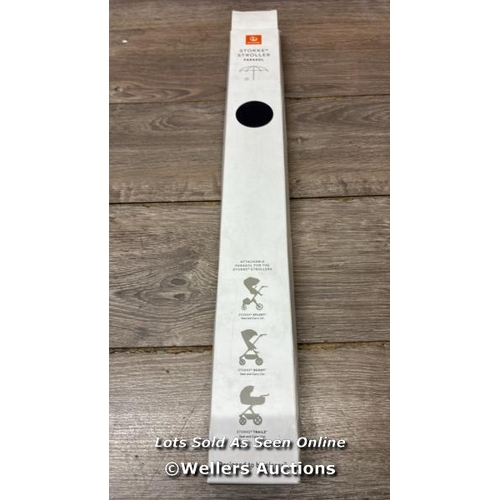 295 - STOKKE PARASOL BLACK / NEW OPEN BOX