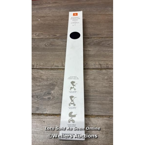 296 - STOKKE PARASOL BLACK / NEW OPEN BOX