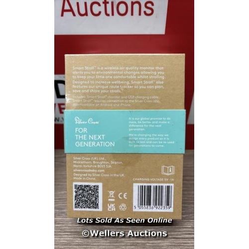 299 - SILVER CROSS SMART STROLL WHITE/BLACK / NEW AND SEALED