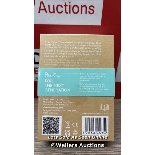 300 - SILVER CROSS SMART STROLL WHITE/BLACK / NEW AND SEALED