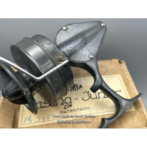 115 - Aimsa ‘Casting Junior’ fixed spool sea reel with box c1962